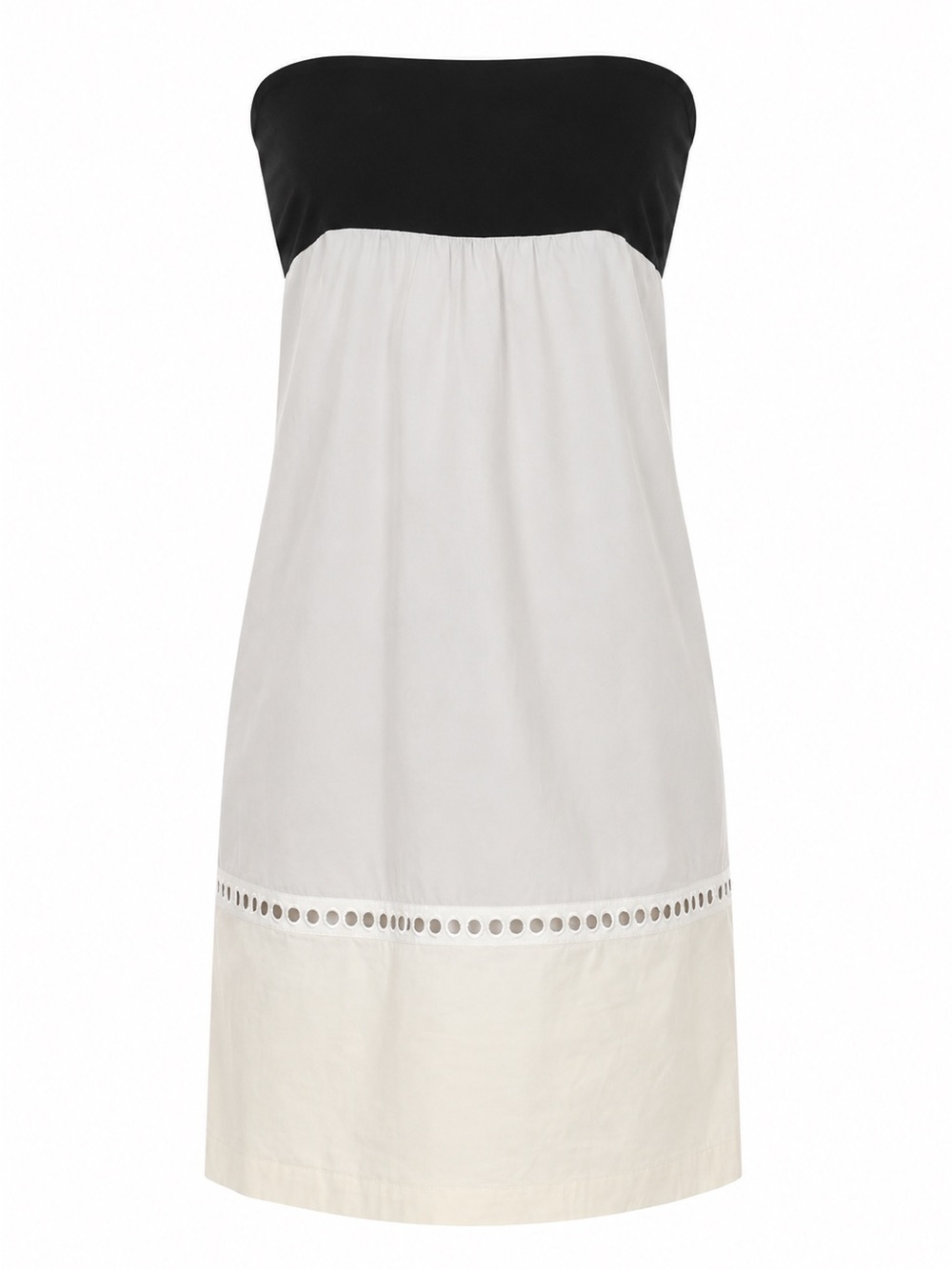 Ann Taylor NWT colorblock strapless cocktail dress, 6P
